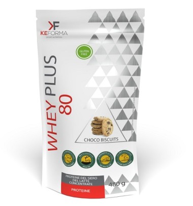 WHEY PLUS 80 CHOCO BISCUIT480G