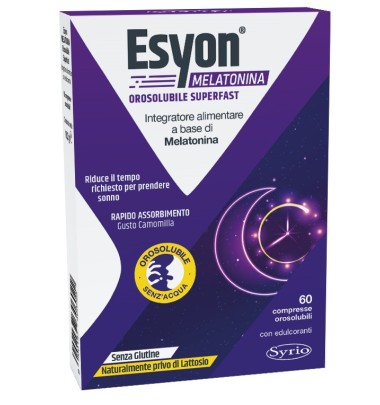 ESYON Melatonina 60 Cpr Orosol