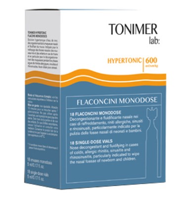 Tonimer Lab Hypertonic 18 fiale soluzione ipertonica -PRODOTTO ITALIANO-ULTIMO ARRIVO –LUNGA SCADENZA-