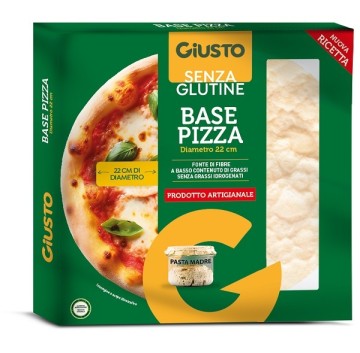 GIUSTO S/G BASE PIZZA 190G