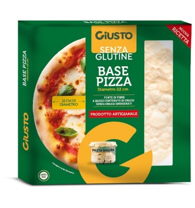 GIUSTO S/G BASE PIZZA 190G