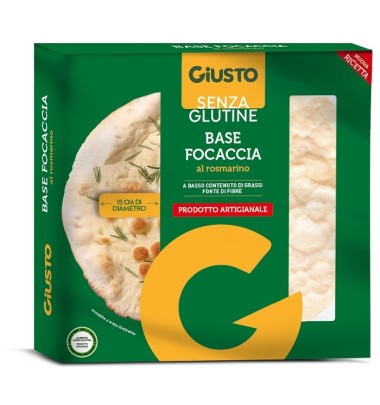 GIUSTO S/G Fondo Focaccia 130g