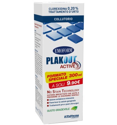 PLAK OUT Act.Coll.0,20% 300ml