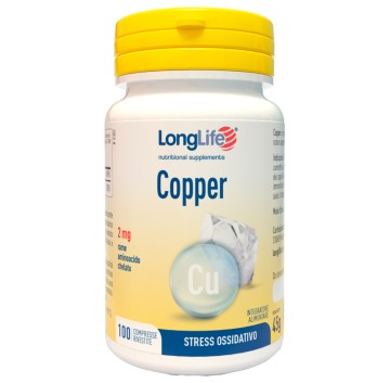 LONGLIFE COPPER 2mg 100 Cpr
