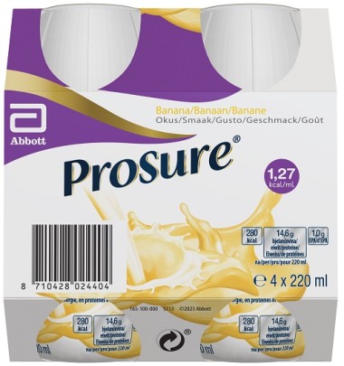 PROSURE BANANA 4BOTT 220ML