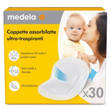 MEDELA Coppette Assorbil.30pz