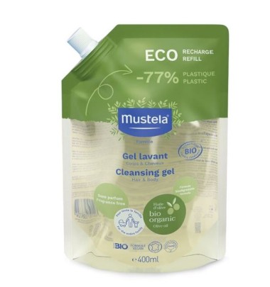 MUSTELA GEL BIO REFILL 400ML