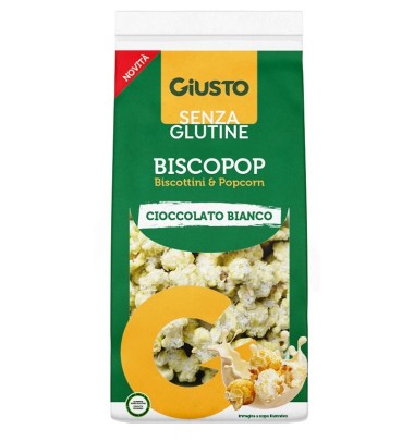 GIUSTO S/G Biscopop White 80g