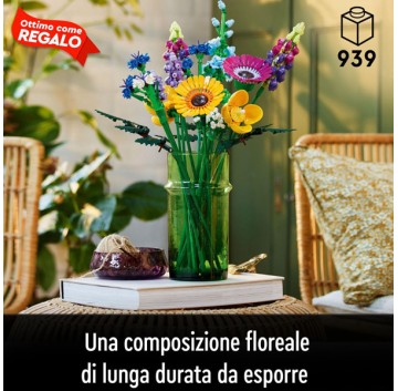 LEGO 10313 Bouquet Fiori Selvat.