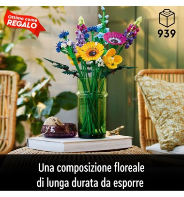 LEGO 10313 Bouquet Fiori Selvat.