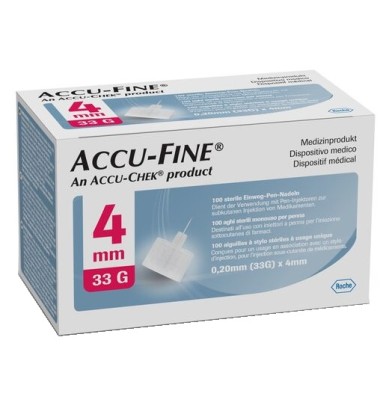 ACCUFINE Ago Ins.33g 4mm 100pz