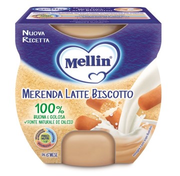 MELLIN MER LATTE BISC 2X100G