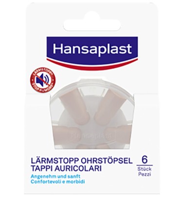 HANSAPLAST EAR PLUGS 6PZ