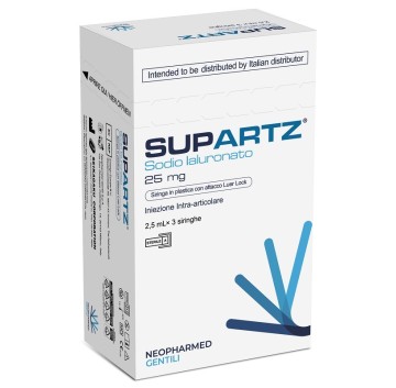 SUPARTZ SIR INTRA-ART 2,5ML 3P-PRODOTTO ITALIANO-LUNGA SCADENZA-ULTIMO ARRIVO-