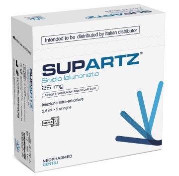 SUPARTZ SIR INTRA-ART 2,5ML 5P-PRODOTTO ITALIANO-LUNGA SCADENZA-ULTIMO ARRIVO-