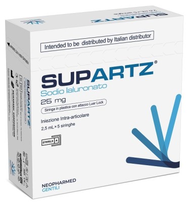 SUPARTZ SIR INTRA-ART 2,5ML 5P-PRODOTTO ITALIANO-LUNGA SCADENZA-ULTIMO ARRIVO-