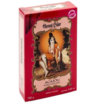 HENNE' COLOR ACAJOU ROSSO MOGA