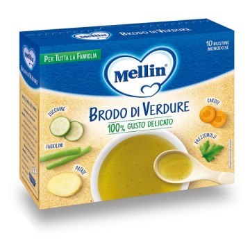 MELLIN BRODO DI VERDURE 10X8G