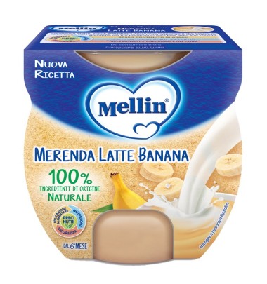 MELLIN Mer.Latte/Banana 2x100g