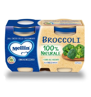 MELLIN-OMO BROCCOLI 2X125G