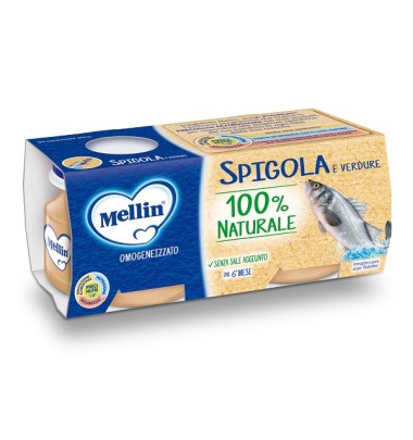 Mellin Omog Spigola/verd 4x80g