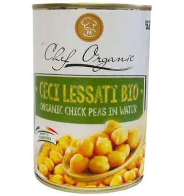 CHEF ORGANIC Ceci Lessati 400g