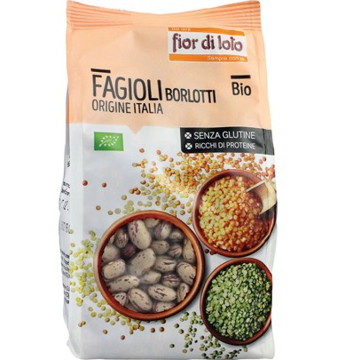 FAGIOLI BORLOTTI ITA BIO 400G