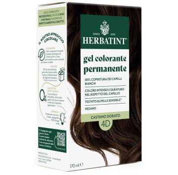 HERBATINT 4D CASTANO DOR 170ML