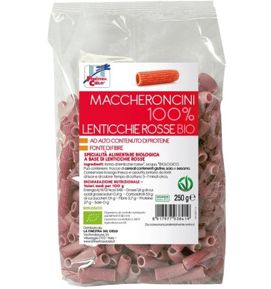 MACCHERONCINI 100% LENTIC RO