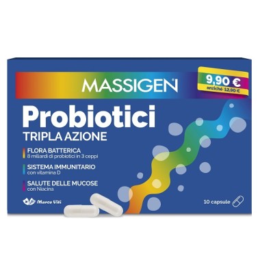 MASSIGEN PROBIOTICI 10CPS 24OS