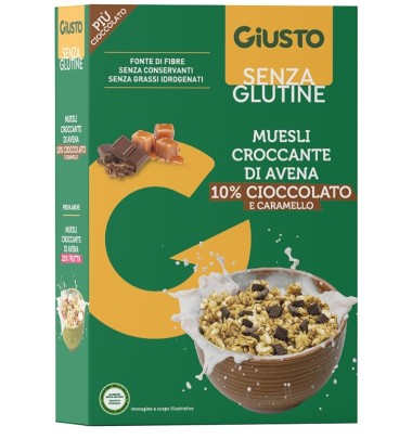 GIUSTO S/G Muesli Av/Ciocc275g