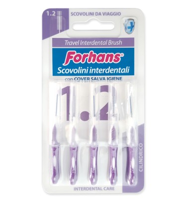 Forhans Travel Interdental Brush 1.2 Accessori Per Denti Da Viaggio 5 Scovolini - OFFERTA ULTIMI PEZZI ARRIVATI -