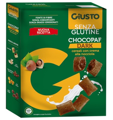 GIUSTO S/G Choco Paff.Dark250g