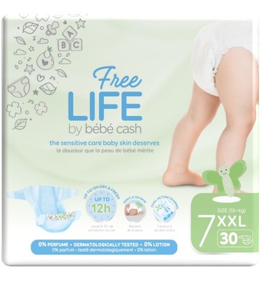 FREELIFE BEBECASH XXL TG7 30PZ