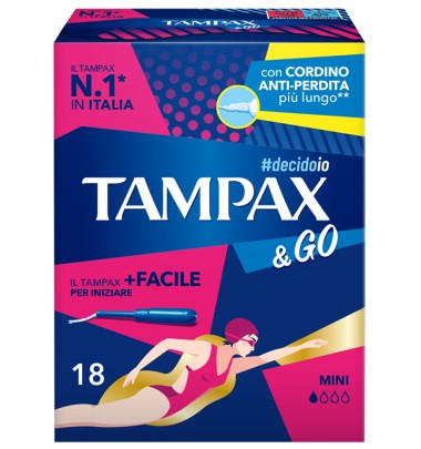 TAMPAX &GO MINI 18PZ