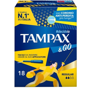 TAMPAX &GO REGULAR 18PZ