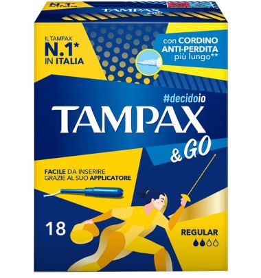 TAMPAX &GO REGULAR 18PZ