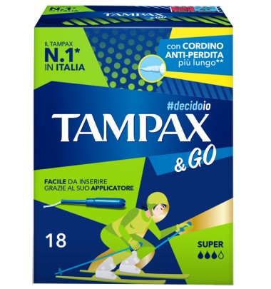 TAMPAX &GO SUPER 18PZ