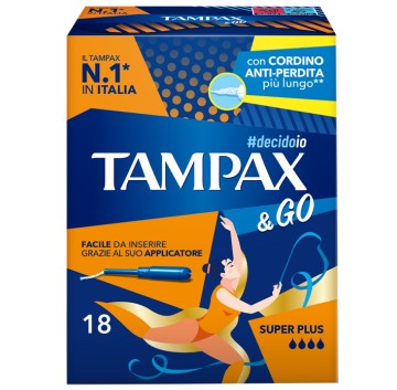 TAMPAX &GO SUPER PLUS 18PZ