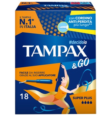 TAMPAX &GO SUPER PLUS 18PZ