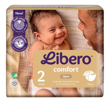 LIBERO Comf.2 3-6Kg 34pz