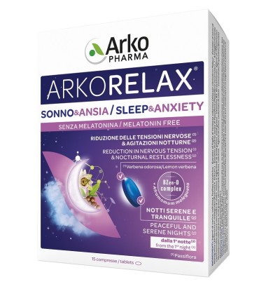 ARKORELAX Sonno&Ansia 15Cpr