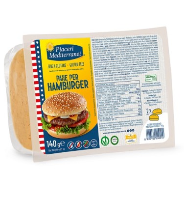 PIACERI MED.Pane Hamb.140g
