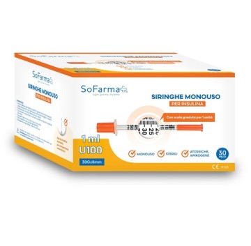 SIRINGA INSULINA 1ML 30PZ SF+