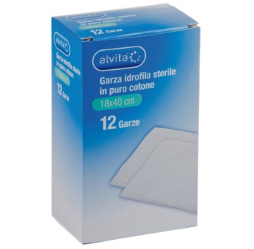 ALVITA GARZA IDROF 18X40CM 12PZ