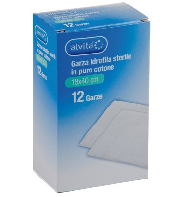 ALVITA GARZA IDROF 18X40CM 12PZ