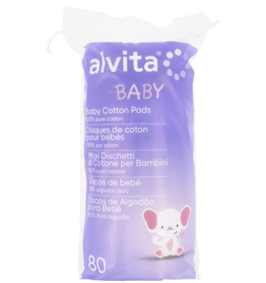 ALVITA MAXI DISCH COTONE BB 80PZ