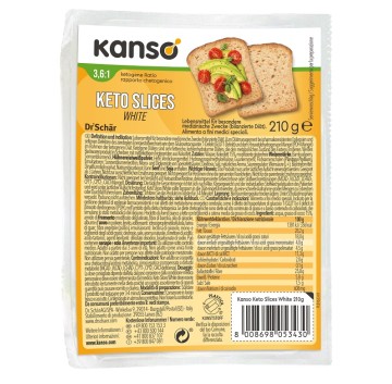 KANSO Keto Slices White 210g