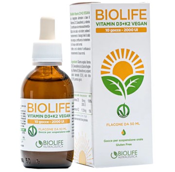 BIOLIFE Vitamin D3+K2 Gtt 50ml