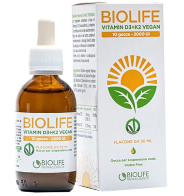 BIOLIFE Vitamin D3+K2 Gtt 50ml